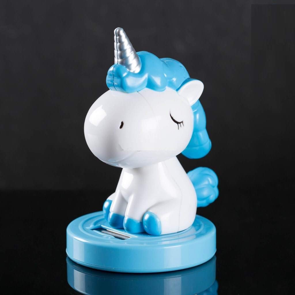 Trunkin Unicorn Blue Bobblehead Action Figure Bobble Head Amazon.in
