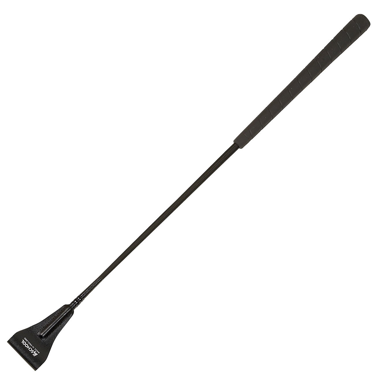 HySCHOOL Jump Bat (Choose from Sizes 22" or 26") - blackl braiding with Leather Keeper