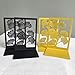 2Pieces Metal Book End for Shelves Decorative Bookends Heavy Duty Book End Book Stopper Slip Resistant Bookends for Home