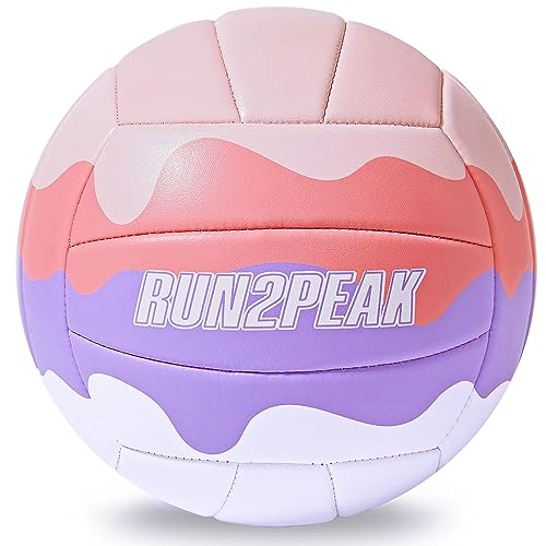 RUN2PEAK Volleyball Waterproof Beach Volleyball Pink Purple Soft