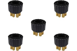 McCulloch Copper Steam Cleaning Brush Heads, 5 Pack