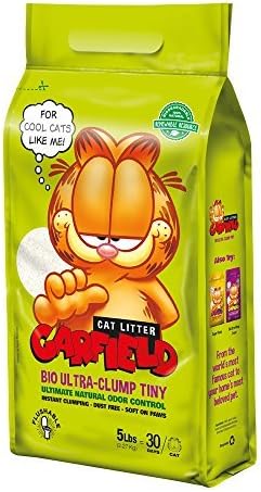 Garfield Cat Litter All Natural, Fast Clumping, Perfect for Multi-Cat Homes, Tiny Grains, 15 lb, Golden Swirls, 15 lb.