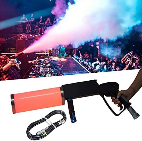 Máquina de humo DJ manual portátil con luces LED para evitar calor
