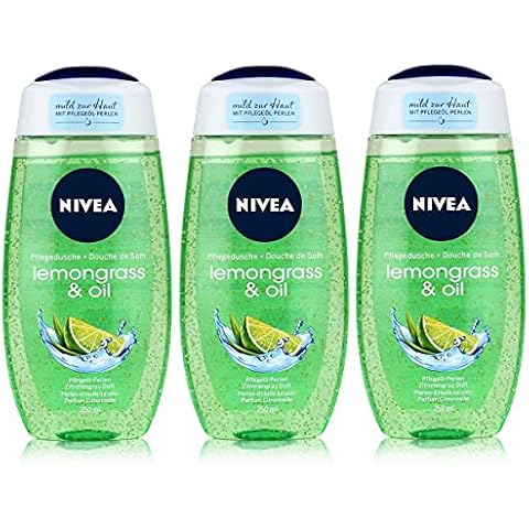 3 x NIVEA Gel de Ducha Women "Lemon Grass & Oil - 250 ml" Cover