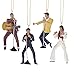 Kurt Adler 2.5-Inch Resin Elvis Presley 4-Piece Ornament Gift Set