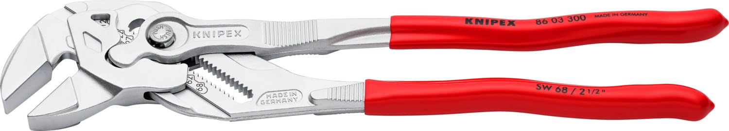 KNIPEX Tools - Llave de alicates, cromada (8603300), 12 pulgadas