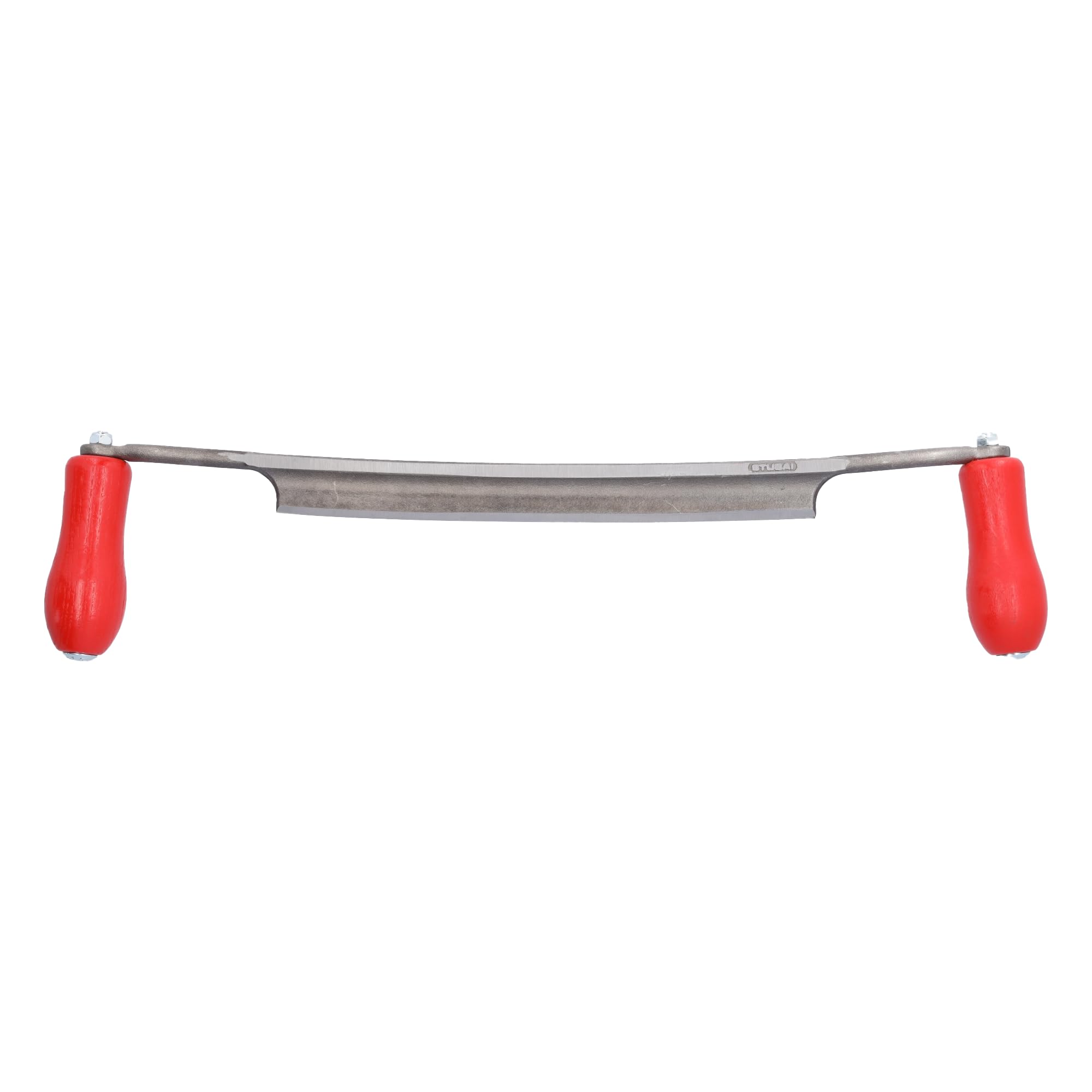 STUBAI Wagner-Reifmesser 240 mm Zugmesser geschmiedet gehärtet Hohlschliff ergonomische Holzgriffe