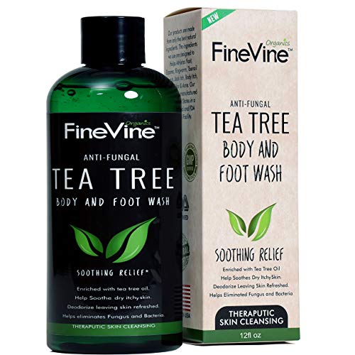 Antifungal Tea Tree Oil Body Wash - Made in USA - Helps Treat