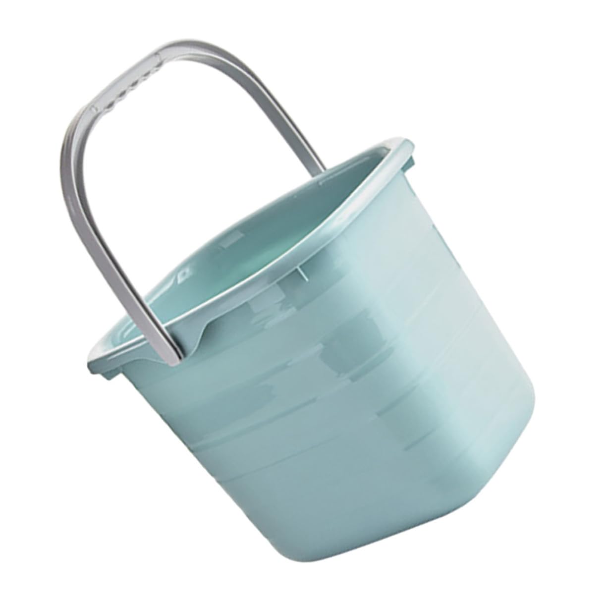 Anneome Secchio Capacità per Acqua Manico Robusto di Plastica Rettangolare e Pulizia per Uso Domestico per Famiglie e Alberghi e Piante da Giardino