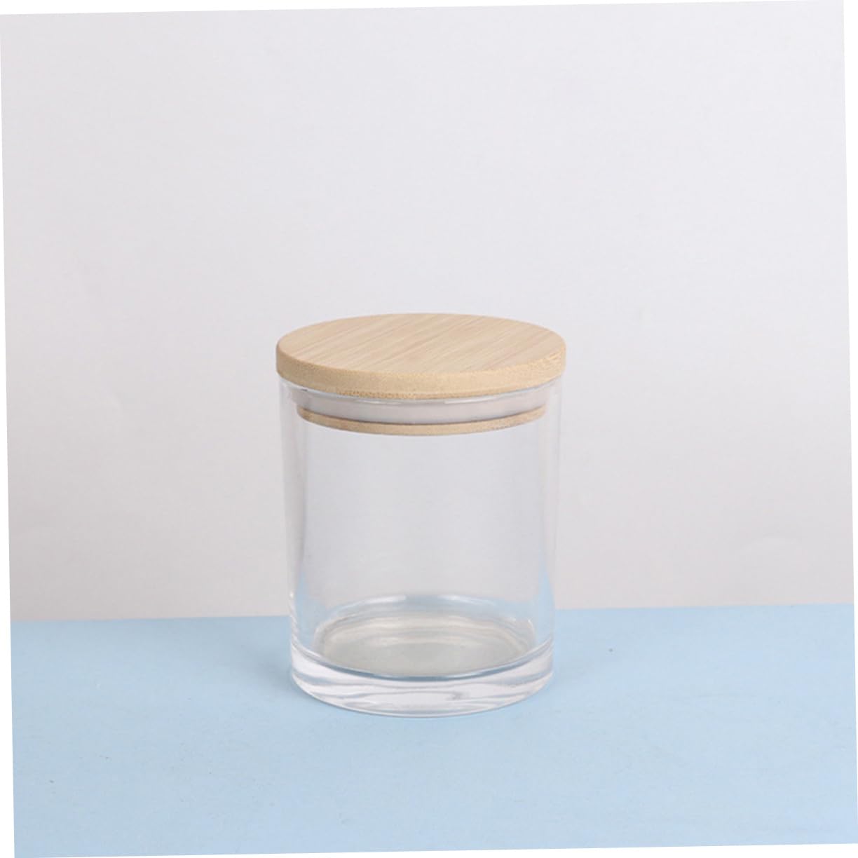 Angoily Glass Candle Jars Set 5 Pieces of Jars Lids for Aromatherapy DIY Projects