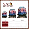 Grand Teton National Park Print Gift Drawstring Decor Bag For Holiday Party Favors Birthdays Anniversaries Pouch #3
