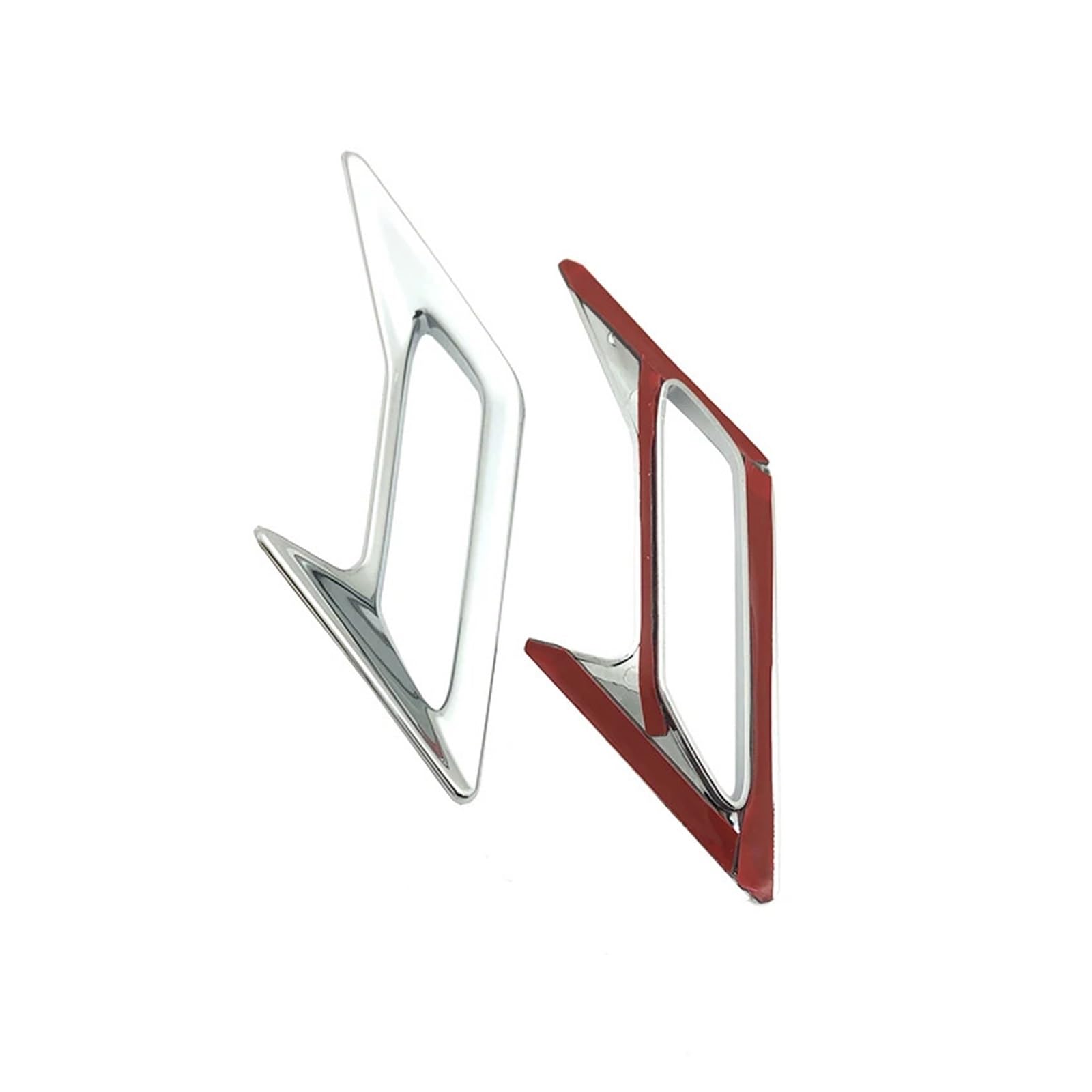 2023 Motorrad Chrom vorne und hinten Kotflügel Vent Dekoration Zierleisten Kompatibel mit Honda Goldwing GL1800 Goldwing 1800 GL 1800 2018-2022(Front and Rear)