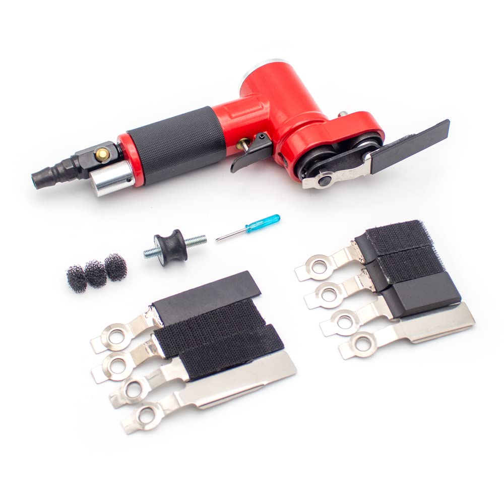 LeTkingok Pneumatic Reciprocating Type Sanding Machine, Air Polishing Grinding Tool Sander Stroke 3MM 18000RPM FS30