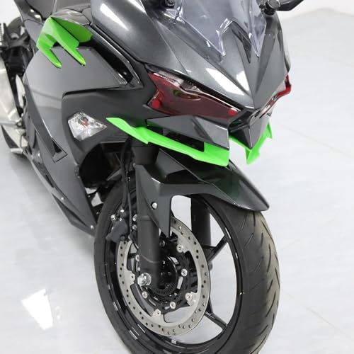 Aile de carénage avant Kawasaki Ninja 500 look carbone aérodynamique