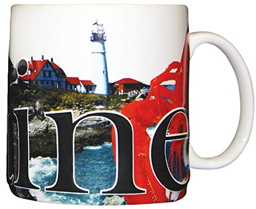 Americaware Maine Mug para Café 18oz Blanco miniatura 3