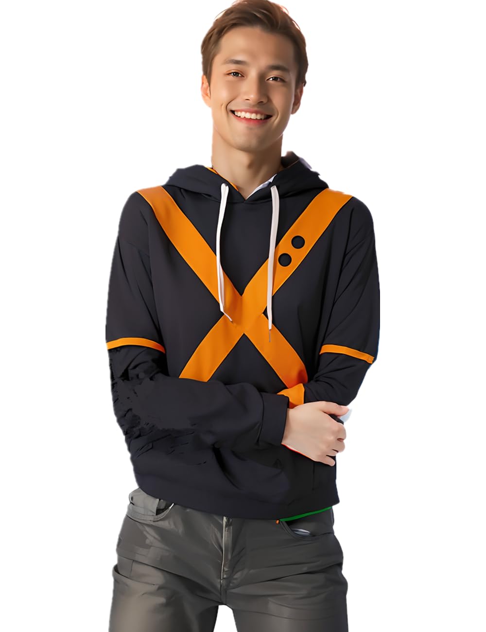 CalflintMens 3D Fashion Hooded Pullovers Xmas Birthday Present