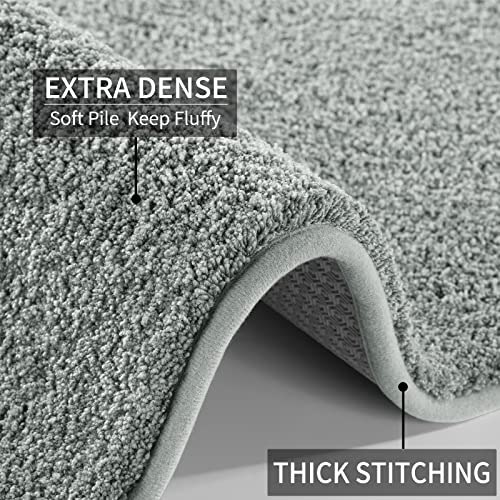 Yimobra Shaggy Fluffy Bathroom Rugs Floor Mat & Yimobra Non Slip Bathtub Shower Mat, Extra Long Bath Mat For Tub With Drain Hole And Suction Cups #TOP5