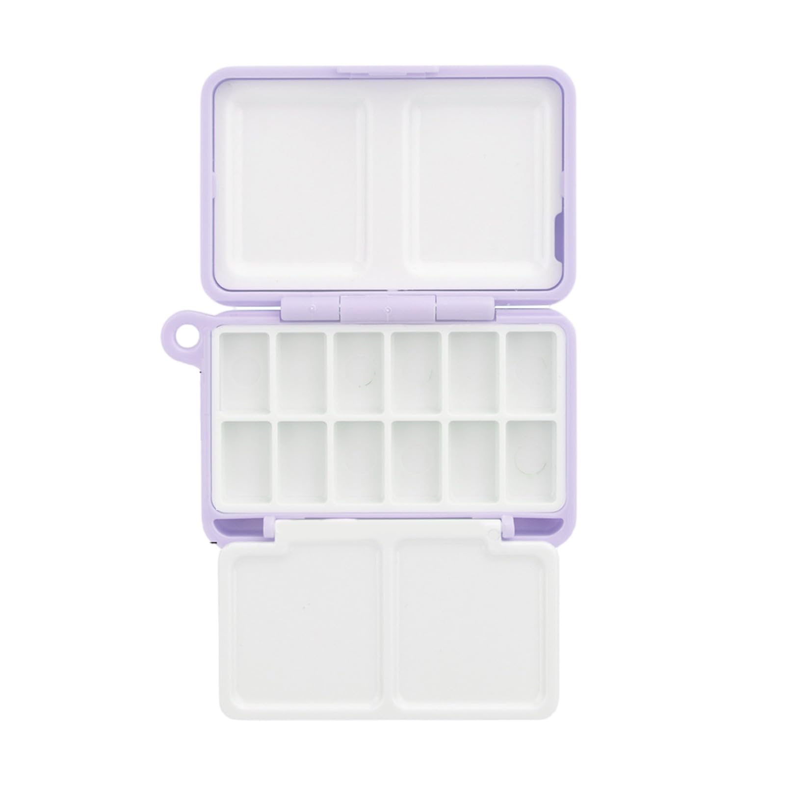 Viviwi Purple Empty Watercolor Tins Box With Pans Watercolor Paint Palettes Watercolor Box With Lid Watercolor Pan For Travel Painting