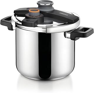 Tescoma 702767 Pressure Cooker, Stainless Steel, Silver, 22 cm