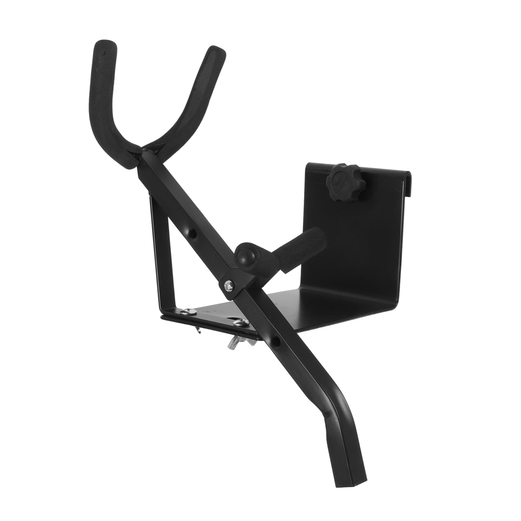 ERINGOGO Sax Hanger Mount Saxophone Wall Holder Hanging Alto Saxophone Support Saxophone Stand for Alto Sax Alto Sax Stand Saxophone Hanger Saxophone Accessories Sponge Black