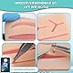 Übungsbrett Silikon Nahtpads, Suture Pad für chirurgisches Nahtset mit 3 Schichten, Suture Practice Kit mit 14 Wunden, Nähset Medizin, Nahtset Übung Medizin, Chirurgisches Nahtset Übung