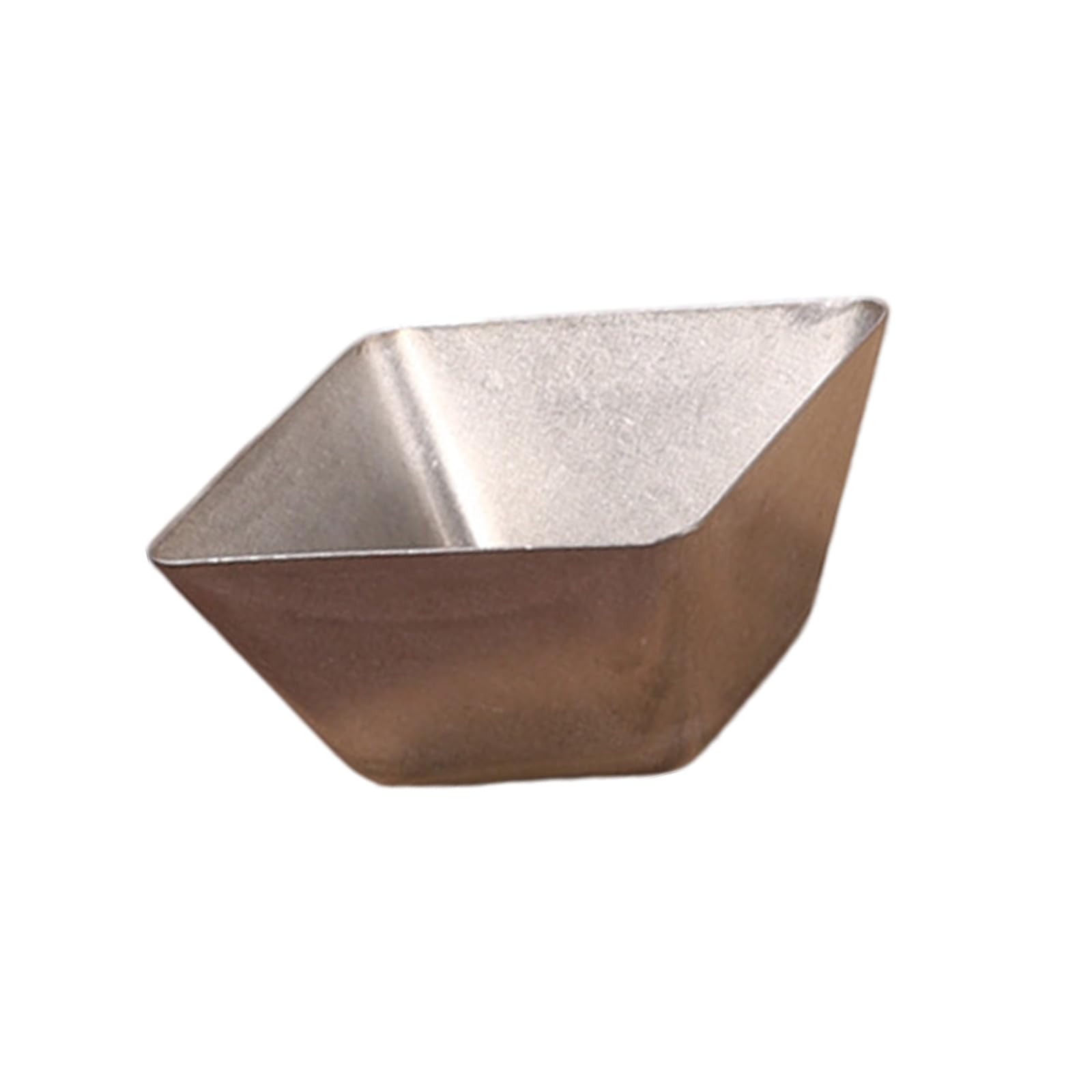 ZEPFJHE Styles Square Stainless Steel Dishes Elegant Retro Design Serving Dishes for Snacks Fruits and Party Serving Retro Rustless Square Tray