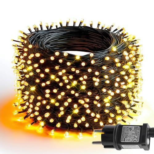 Dazzle Bright Lichterkette Außen 30 M 300 LED, Warmweiß Lichterkette...