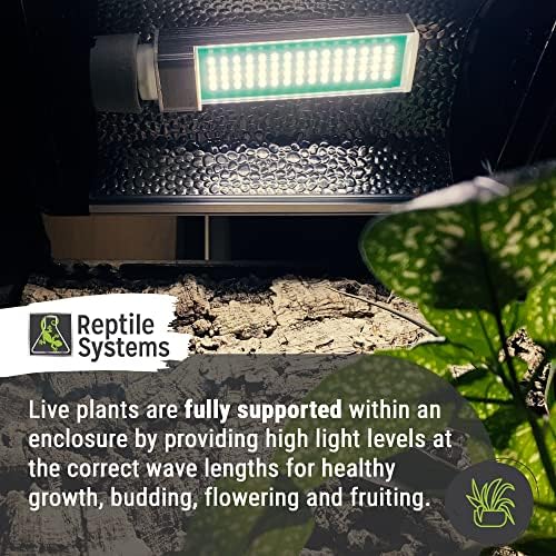 Miniatura 3 de Reptile Systems Nuevo Dawn LED Compact  Luz equilibrada de 6500K 9w para iluminación de recintos  Accesorio compacto para terrarios y viviarios