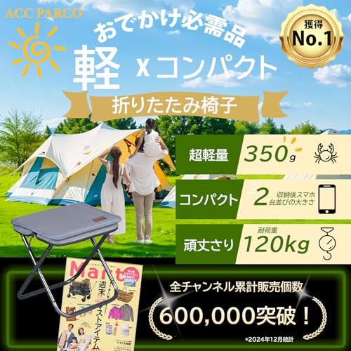 ACC PARCO 折りたたみ椅子 の商品画像 2