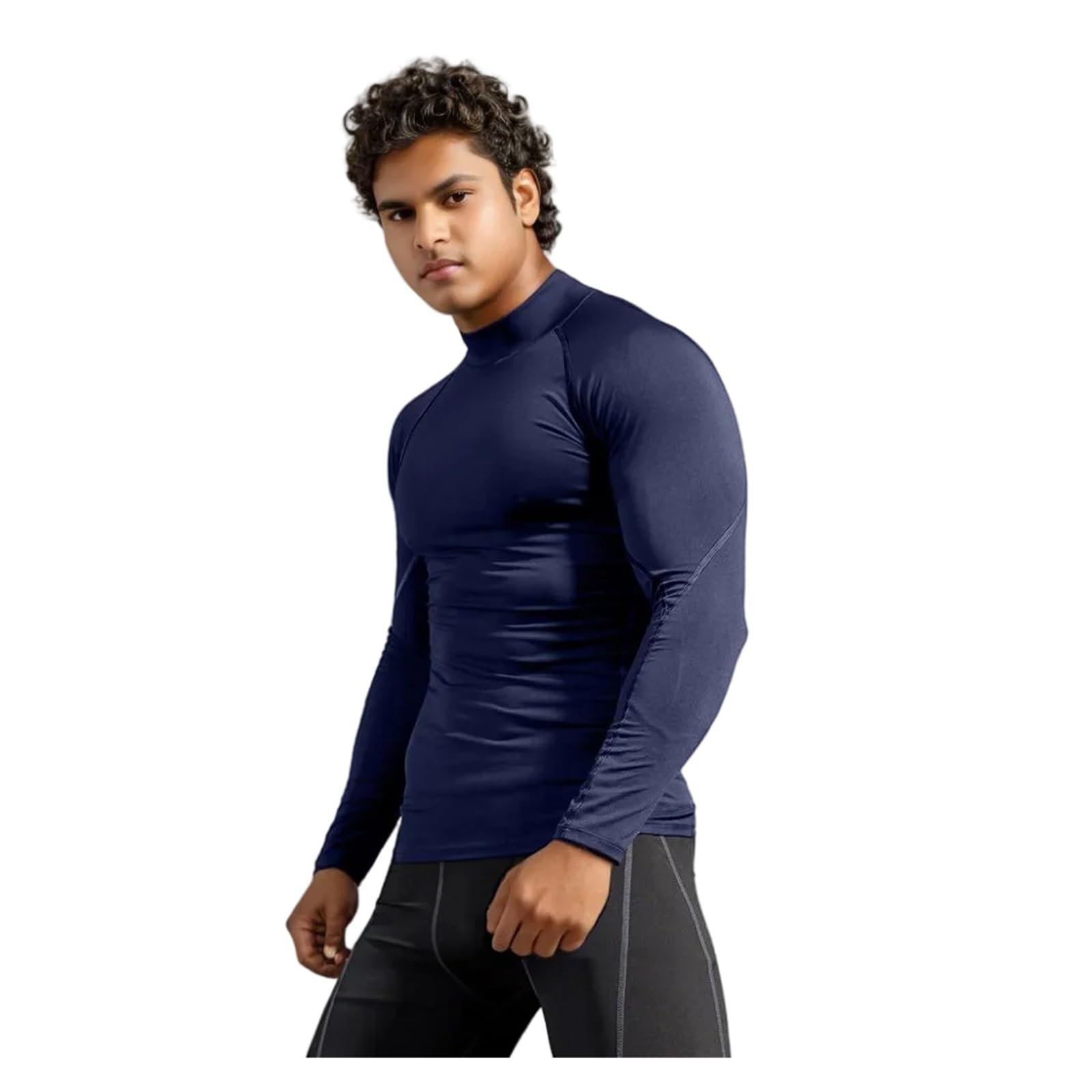 Camisa de compresión for Hombre, Camisetas Manga Larga for Correr, Fitness, Ropa Entrenamiento Ajustada Secado rápido, Gimnasio, Camisas Culturismo