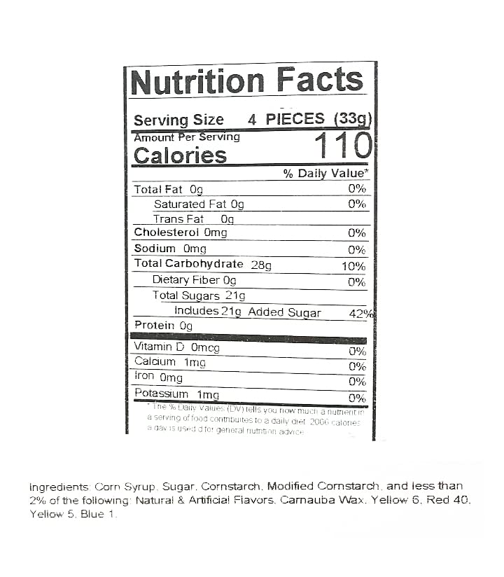 Miniatura 5 de SweetGourmet Pescado JuJu de frutas surtidas  Caramelos a granel  2 libras