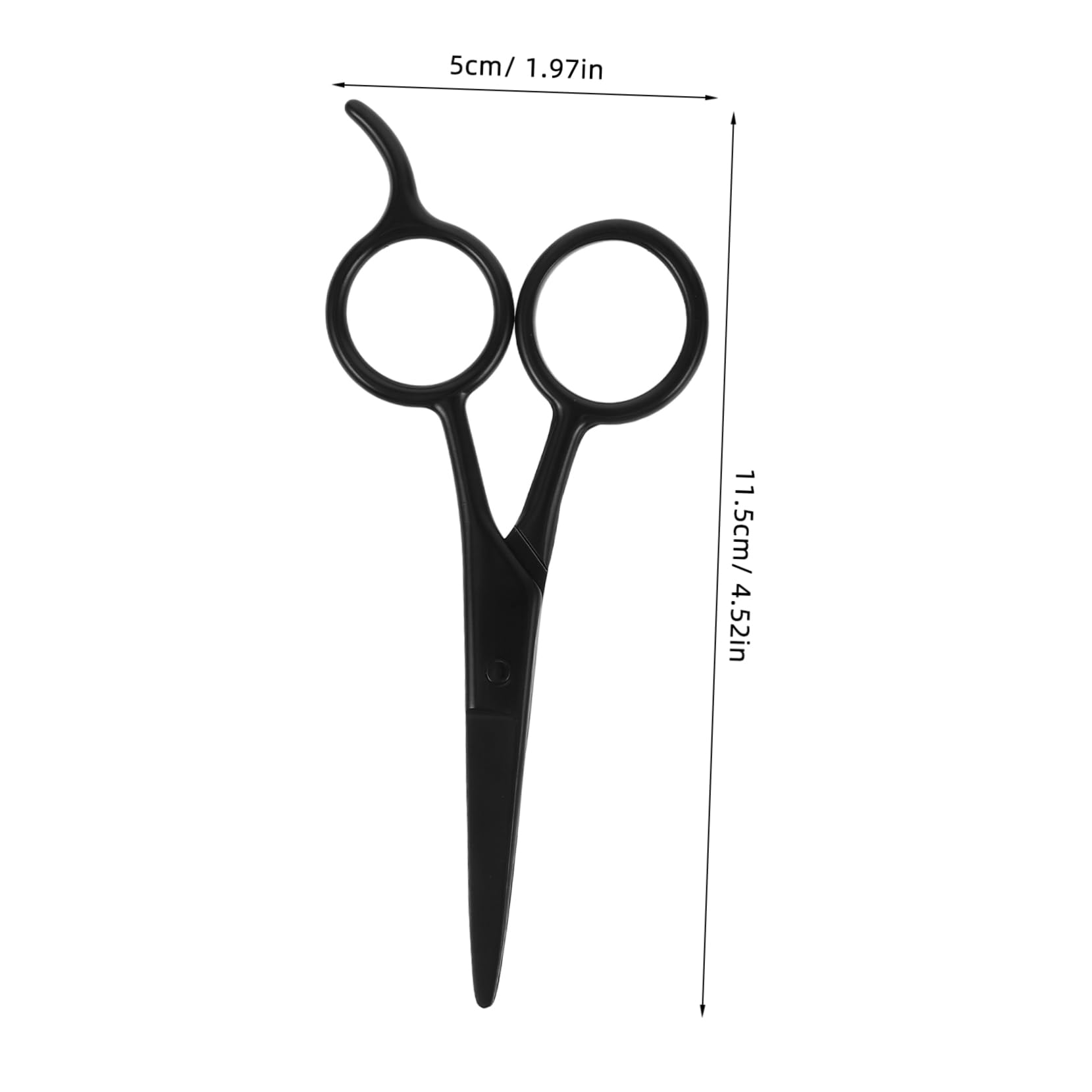 Beatifufu Professional Grooming Scissors Set 2pcs Eyebrow Beard Scissors Stainless Steel Haircutting Tools and Beard Combs
