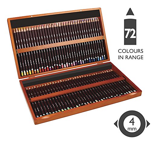 Derwent Colored Pencils, ColourSoft Pencils, Drawing, Art, Wooden Box, 72 Count (0701031) - Thumbnail 2