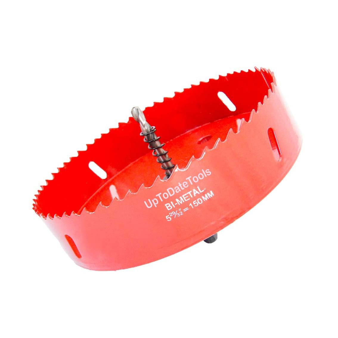 150mm M42 Bi-Metal Hole Saw, Cornhole Board Drill Bit with Positive Rake Teeth for Soft Metal, Drywall, Plastic, Wood, Fiberboard-image-25