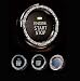 (3 Pack) Silver Crystal Car Bling Ring Emblem Stickers, Rhinestone Ignition Starter Bling for Buttons Keys & Knobs, Interior Crystal Car Accessory, Unique Gift For Her, Bling Car Decor (Silver)