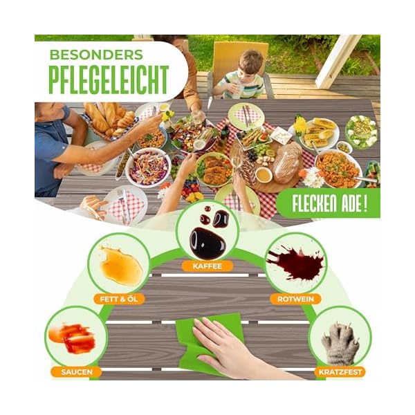 KESSER Gartentisch in Holzoptik