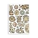Stamperia - Washi Pad for Scrapbooks, Albums, Card Making, Bullet Journals and More, Translucent, Easy to Cut, Acid Free, Perfect for Crafts and Gifting (Sir Vagabond in Fantasy World) (A5) (8 Sheets)