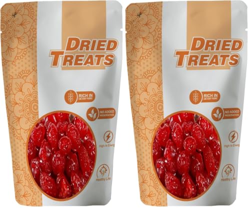 Image of Dried Treats Dried Fruits Nuts And Seeds (Dried Cherry, 250 Gram) (Pack of 2)