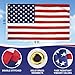 American Flag 3x5 FT Outdoor, 3x5 Foot US Flag, Vivid Color and UV Fade Resistant, Canvas Header and Double Stitched USA Flag Polyester with Brass Grommets