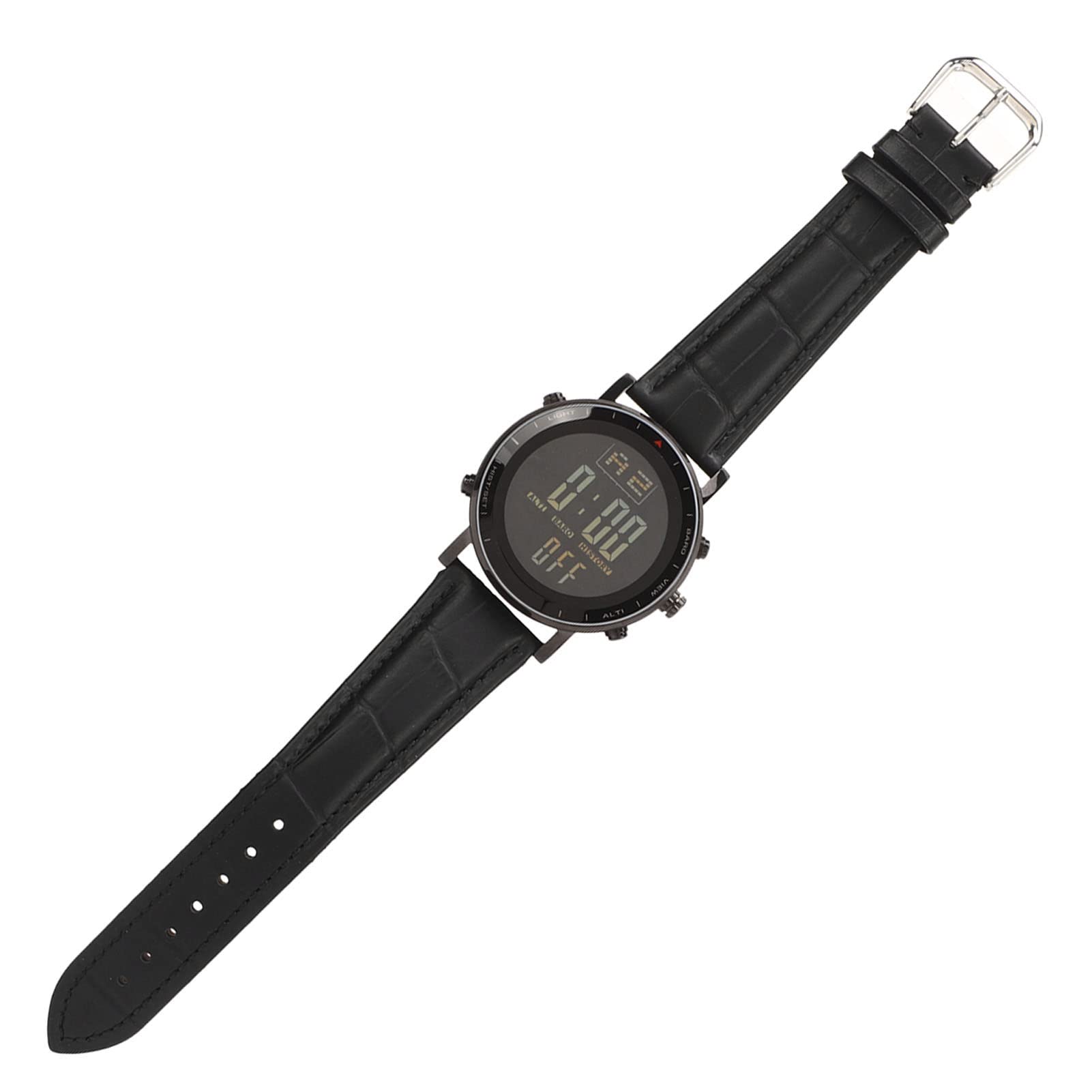 POENVFPO Orologio Barometro da Pesca, Altimetro, Bussola, Termometro, Metallo Impermeabile, Orologi a Clip con Meteo