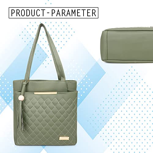 Image of Women Fashion Handbags Large Capacity Tote Purses Stylish Ladies Women and Girls Handbag For Office Bag Ladies Travel Shoulder Bag Set Of 1.