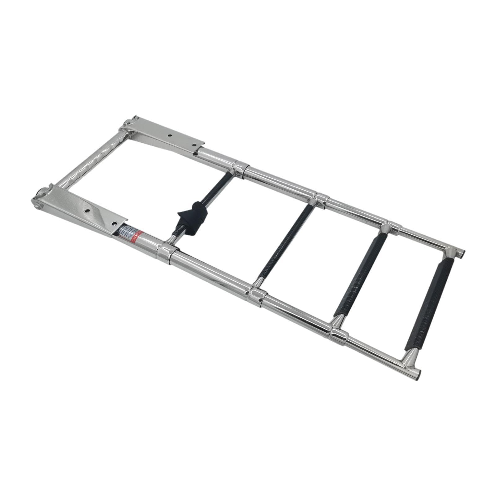 Amagogo Under Platform Slide Mount Boat Boarding Ladder, 4 Step Telescoping Marine Ladder for Pontoon, Boat, Marine