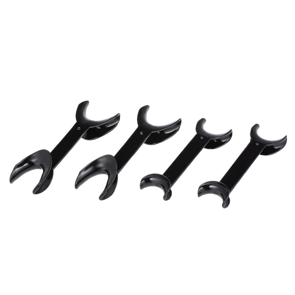 Seeyo 4 Sizes Dental Tool T-Shape Intraoral Cheek Lip Retractor Opener Double Head Orthodontic Teeth Mouth Opener