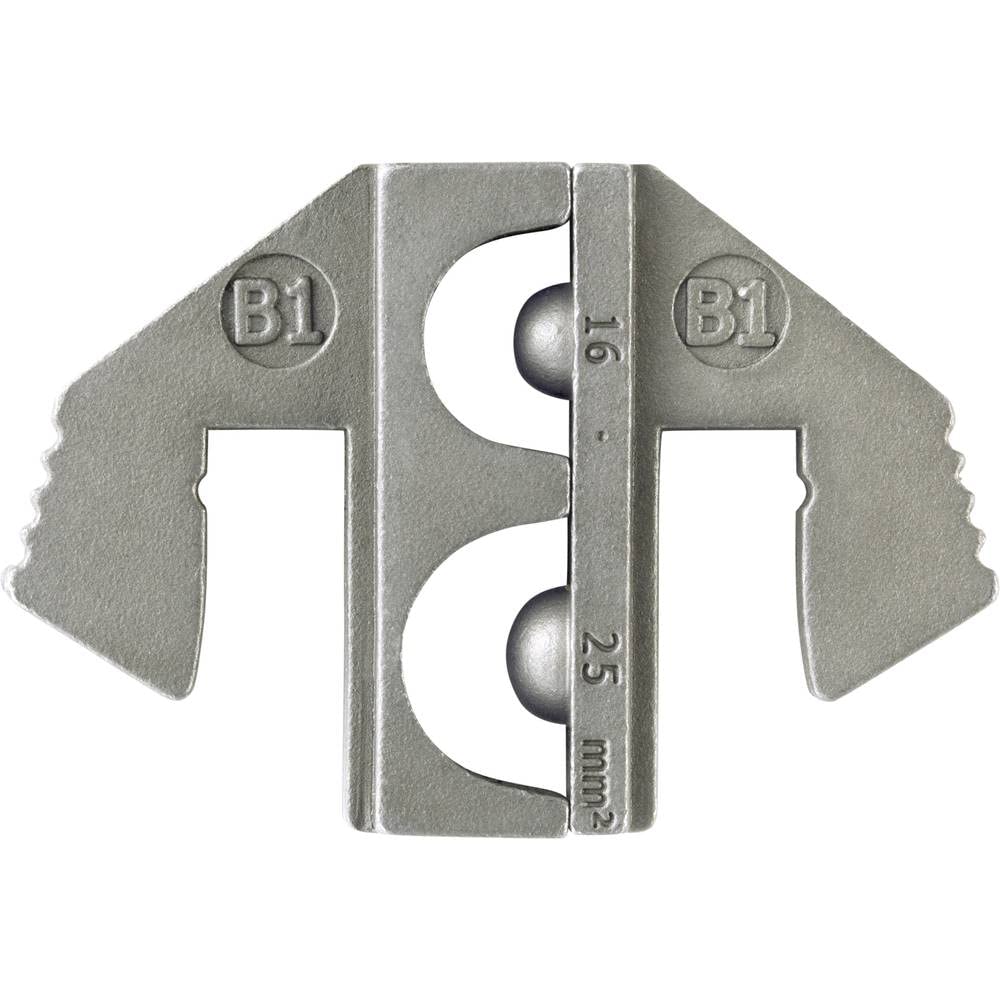 TOOLCRAFT PLE-0B1 Crimping Inserts, Uninsulated Cable lugs, Crimping Range: 16 to 25 mm², Suitable for Brand (Pliers): Tool - Image 2