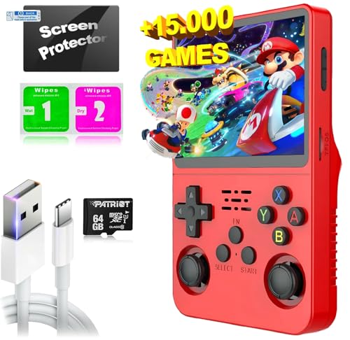 R36S Consola Retro Portátil con 15000 Juegos