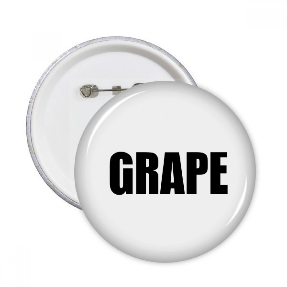 Badge rond noir raisin DIYthinker bouton vêtement XL - 3