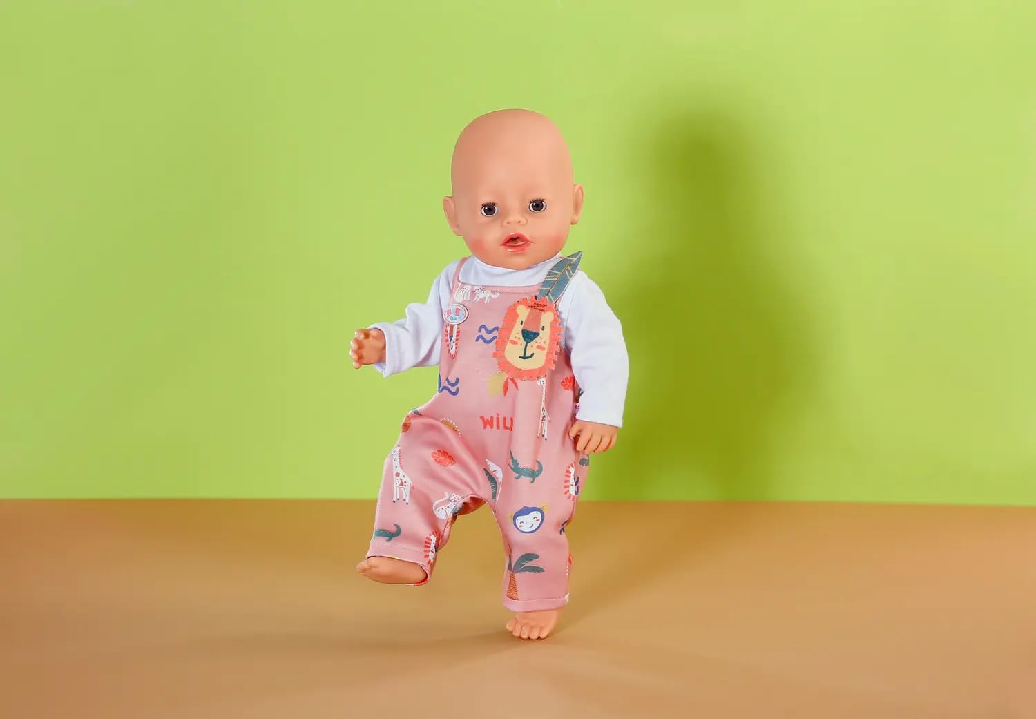 BABY born Żaba z długim rękawem i wzorami w dżungli - Wysokiej jakości akcesoria dla lalek - Odzież odpowiednia dla lalek 43 cm