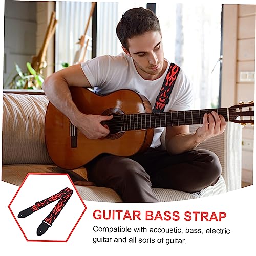 DIKACA Sangle De Guitare Réglable Sangle De Guitare Vintage Vintage Sangle De Guitare Tissée Sangle Ukulélé Hootenanny Broderie Coton Sangle De Guitare Bracelet De Montre En Cuir - Les Beatles, Paul McCartney, John Lennon, RIngo Starr, George Harrison DIKACA Sangle De Guitare Réglable Sangle De Guitare Vintage Vintage Sangle De Guitare Tissée Sangle Ukulélé Hootenanny Broderie Coton Sangle De Guitare Bracelet De Montre En Cuir – Image 4