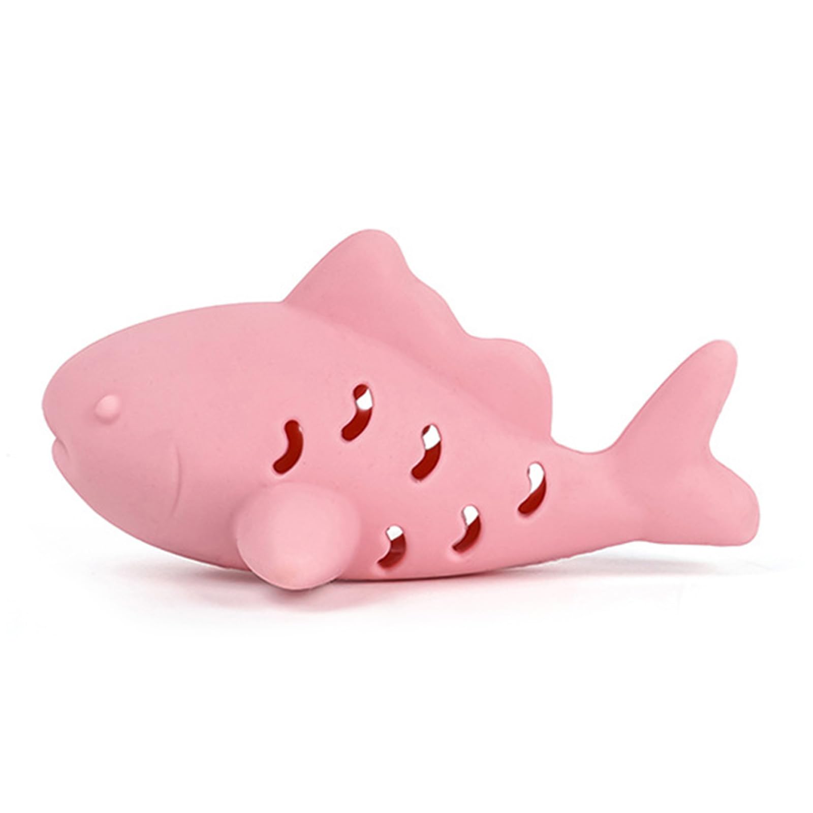 oringnat Silicones Fish Cats Chew Toy For Interactive Treat Dispenser Instincts Boredom Relief Mouth Health