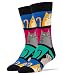 Oooh Yeah Men's Luxury Combed Cotton Crew Socks Mod Meow